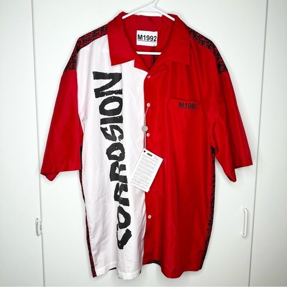 NWT M1992 Topwear Men’s Shirt Size 48 Made In Italy - Picture 3 of 13